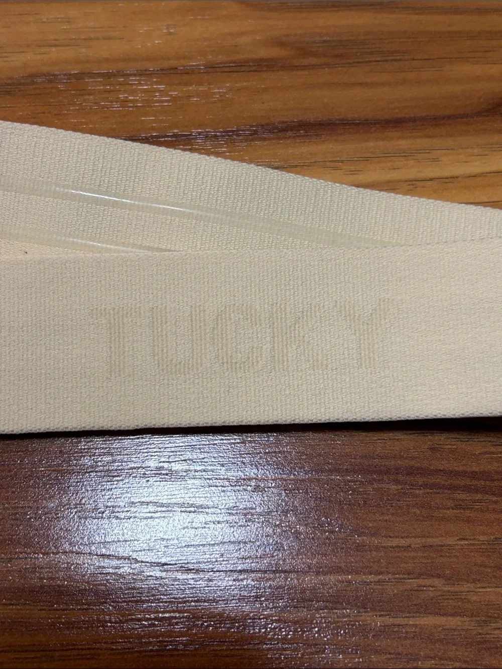 Tucky brand Ivory crop top Elastic Belt